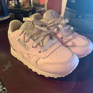 Pink girl Reebok shoes